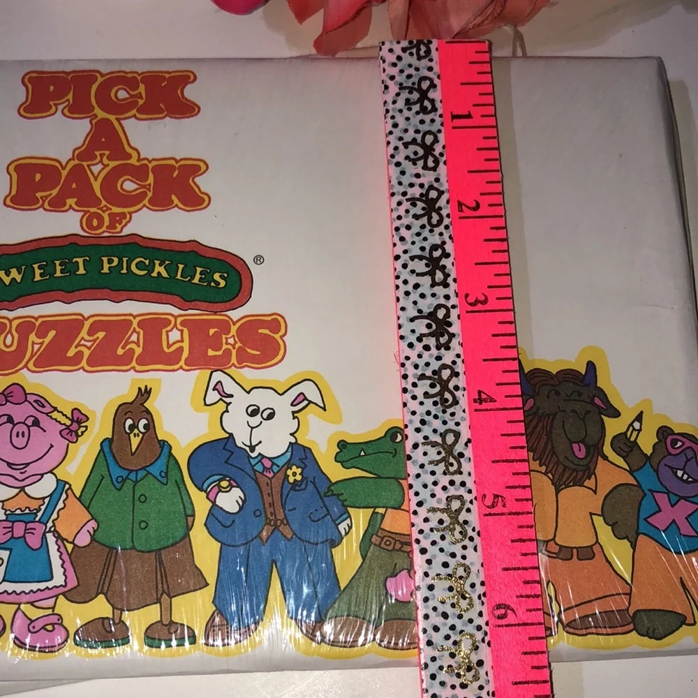 SWEET PICKLES Sealed 1978 Avon Pick A Pack of Sweet Pickles 3 Puzzles set
